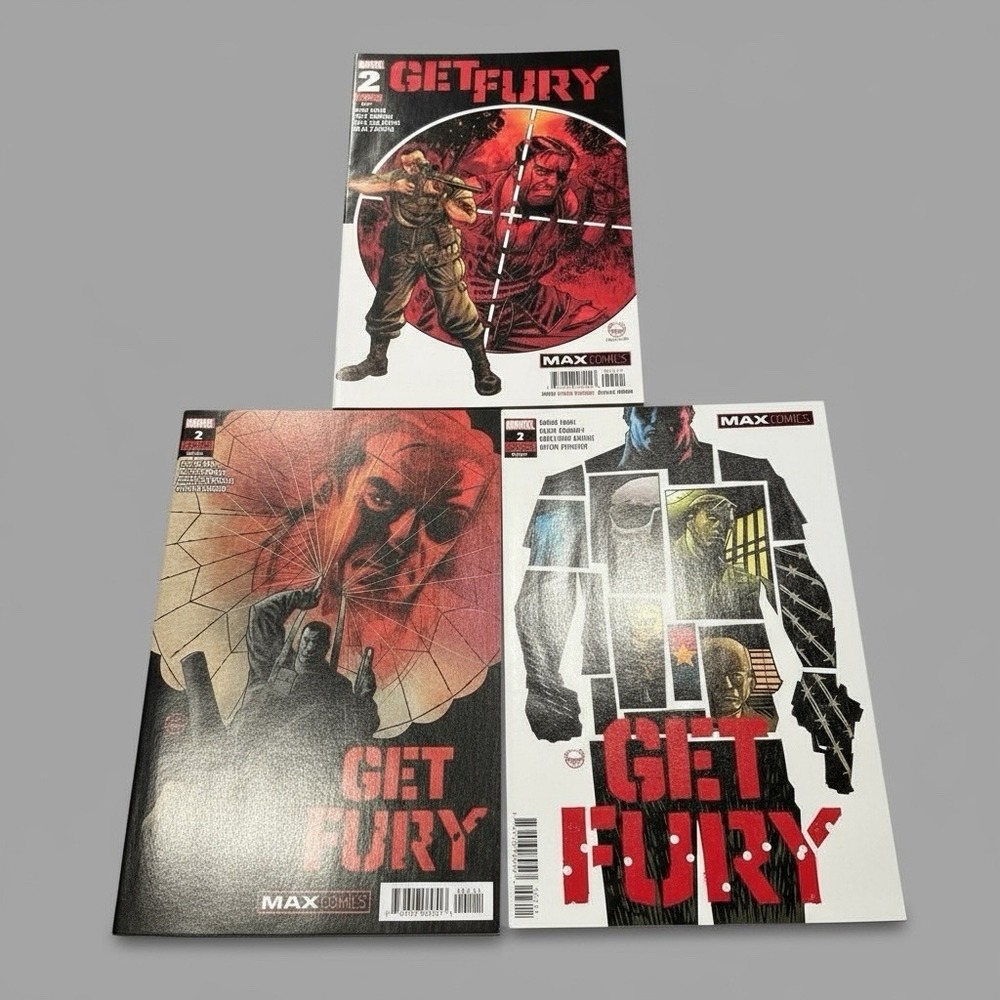 Get Fury #1-3, Garth Ennis, 1st Printing, Marvel Comics 2024